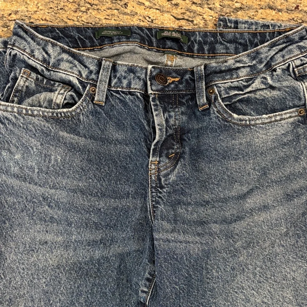 wild fable Low Rise Bootcut Jeans Y2K Acid Wash Stretch Denim - Picture 3 of 8